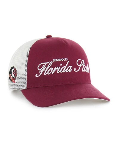 '47 Brand Men's and Women's Garnet Florida State Seminoles Contemporary Basics Foundation Trucker Hitch Adjustable Hat