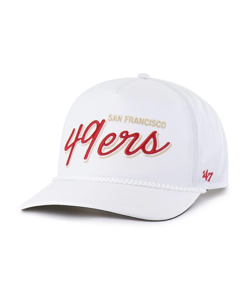 47 Brand Men's White San Francisco 49ers Brrr Fairway Hitch Adjustable Hat