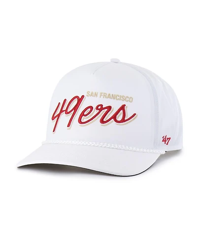 47 Brand Men's White San Francisco 49ers Brrr Fairway Hitch Adjustable Hat