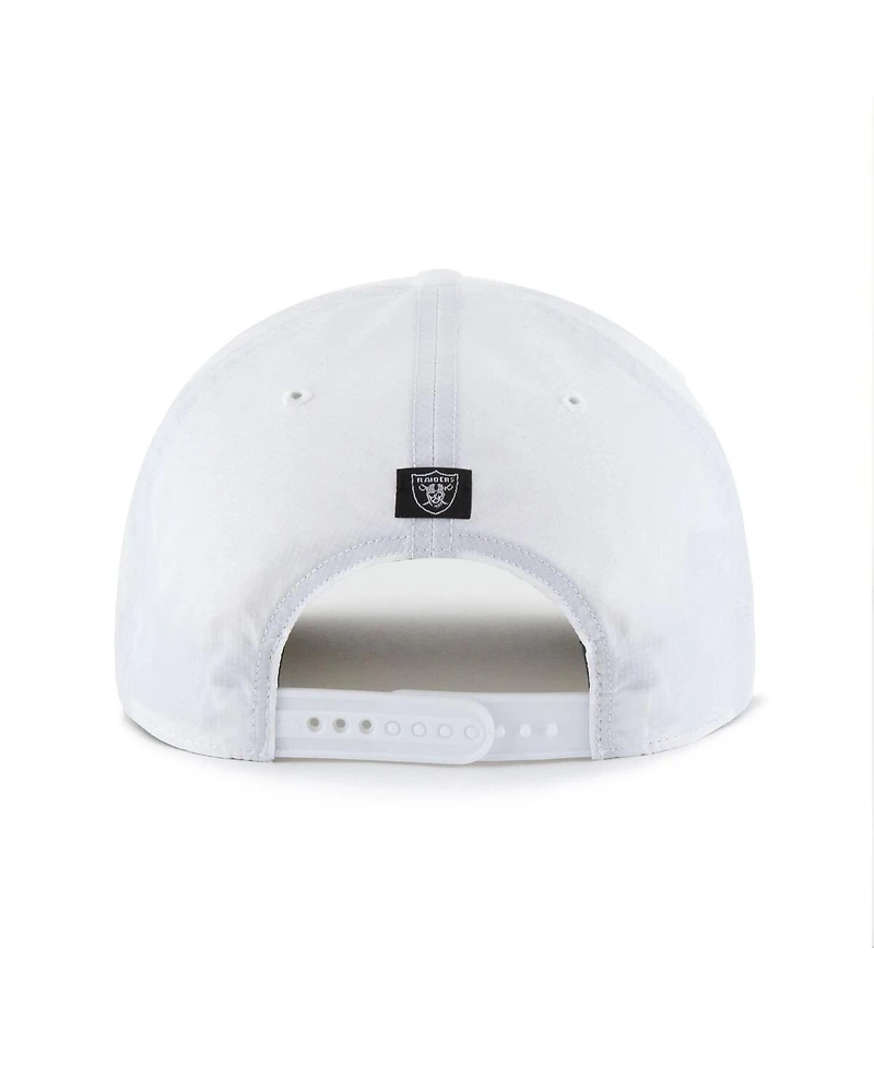 47 Brand Men's White Las Vegas Raiders Brrr Fairway Hitch Adjustable Hat