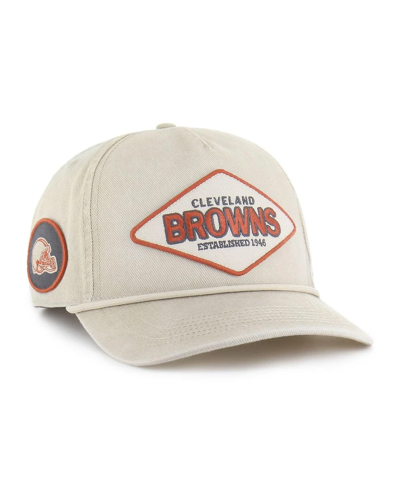 '47 Brand Men's Khaki Cleveland Browns Cairn Hitch Adjustable Hat