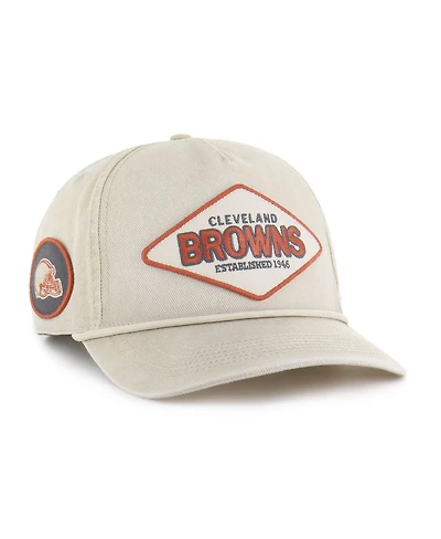 '47 Brand Men's Khaki Cleveland Browns Cairn Hitch Adjustable Hat