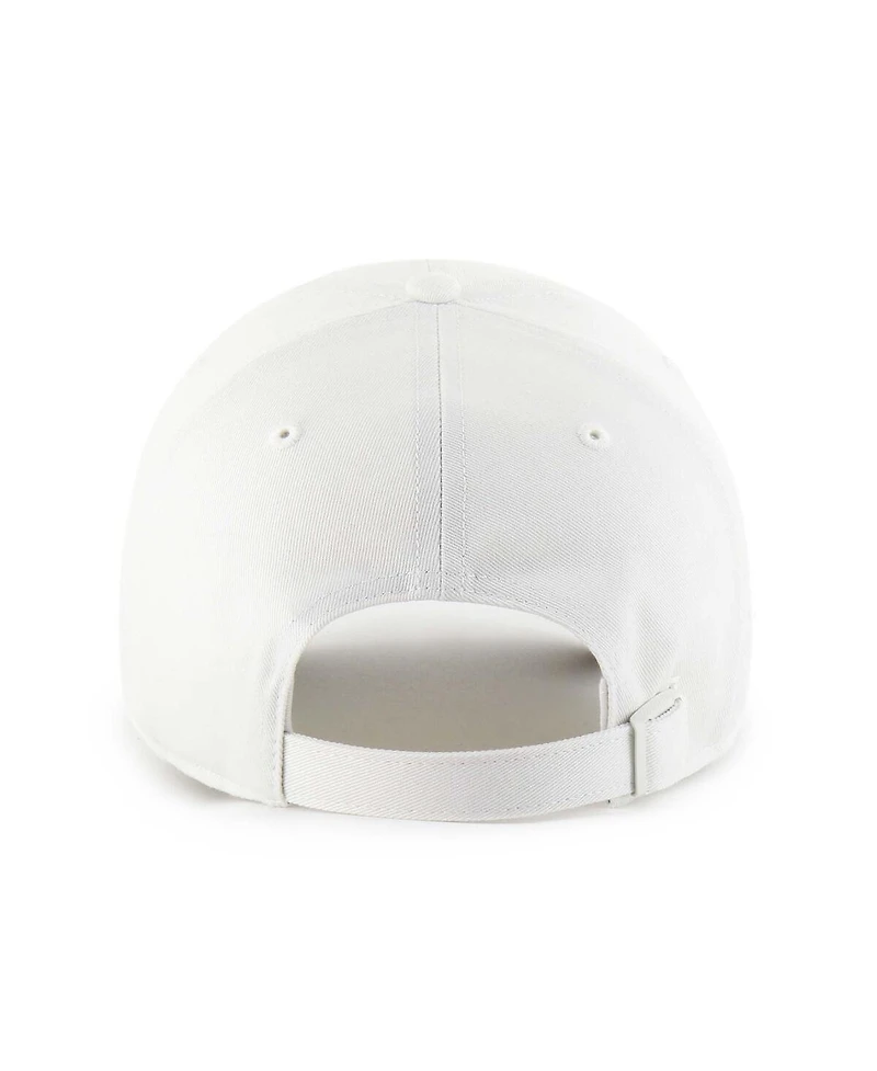 '47 Brand Men's White Washington Huskies Contemporary Basics Foundation Clean Up Adjustable Hat