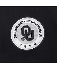 Pro Standard Women's Black Oklahoma Sooners Cropped Pullover Sweatshirt
