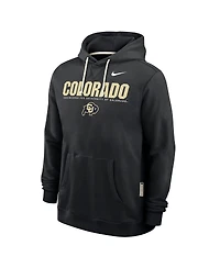 Nike Men's Black Colorado Buffaloes 2025 Sideline Performance Pullover Hoodie