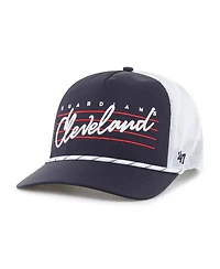 '47 Brand Men's Navy Cleveland Guardians Brrr Downburst Mesh Hitch Adjustable Hat