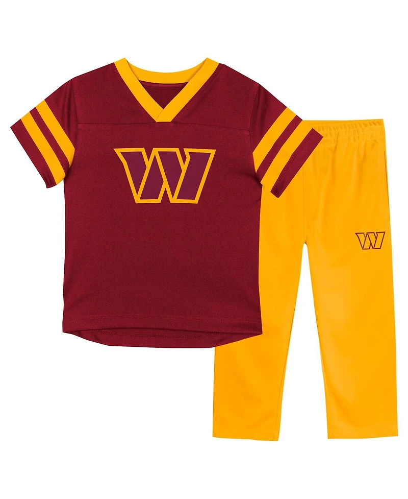Outerstuff 2-Piece Toddler Washington Commanders T-Shirt and Pants Set