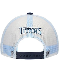 Outerstuff Big Boys and Girls Navy Tennessee Titans Core Lockup Trucker Adjustable Hat