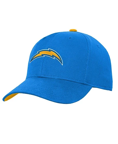 Outerstuff Big Boys and Girls Powder Blue Los Angeles Chargers Team Pre-Curved Adjustable Hat