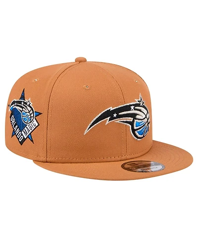 New Era Men's Tan Orlando Magic Color Pack 9FIFTY Snapback Hat