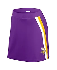 Wear by Erin Andrews Women's Purple Minnesota Vikings Stripe Skort