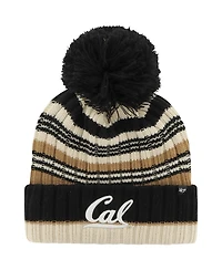 '47 Brand Women's Khaki Cal Bears Barista Cuffed with Pom Knit Hat