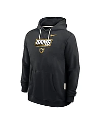 Nike Men's Black Vcu Rams 2025 Sideline Dri-fit Hoodie