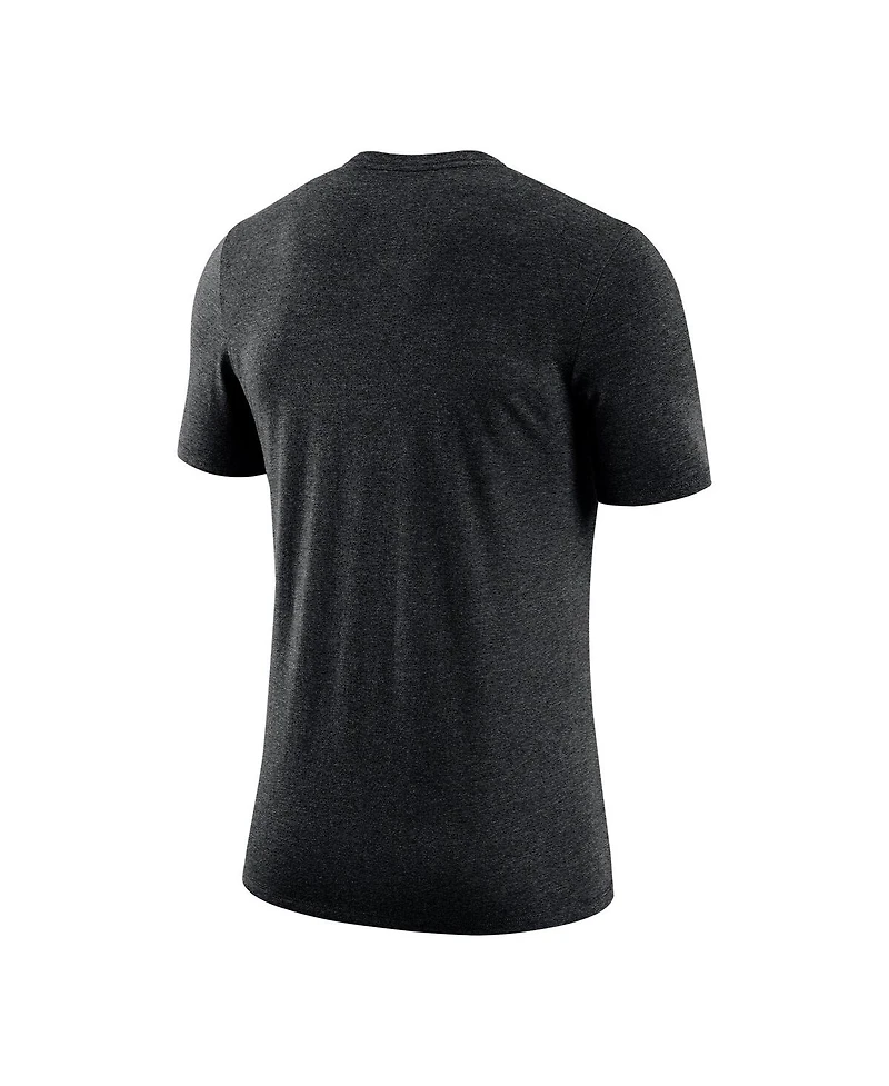 Nike Men's Heather Charcoal Army Black Knights West Point Classic Collection Tri-Blend T-Shirt
