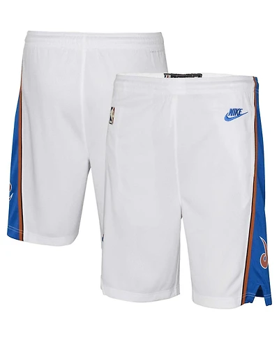 Nike Big Boys and Girls White Washington Wizards Hardwood Classics Swingman Shorts