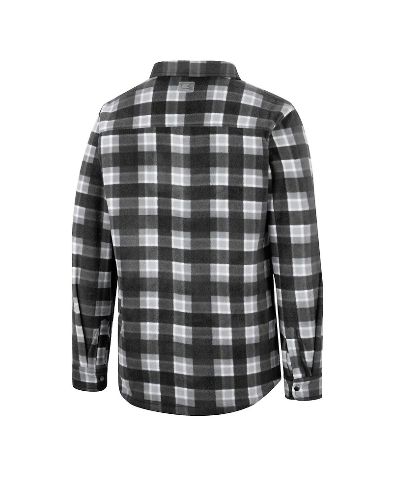 Colosseum Men's Black Temple Owls Ellis Full-Snap Jacket