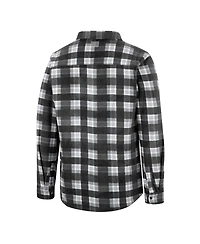 Colosseum Men's Black Temple Owls Ellis Full-Snap Jacket