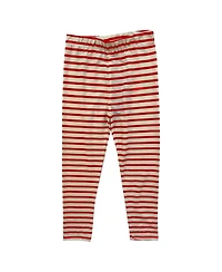 Wes Willy Baby Boys and Girls 2-Piece Georgia Bulldogs Long Sleeve Top Striped Tri-Blend Leggings Set