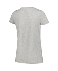 Mad Engine Women's Heather Gray The Little Mermaid Faded Ariel Scoop Neck T-Shirt