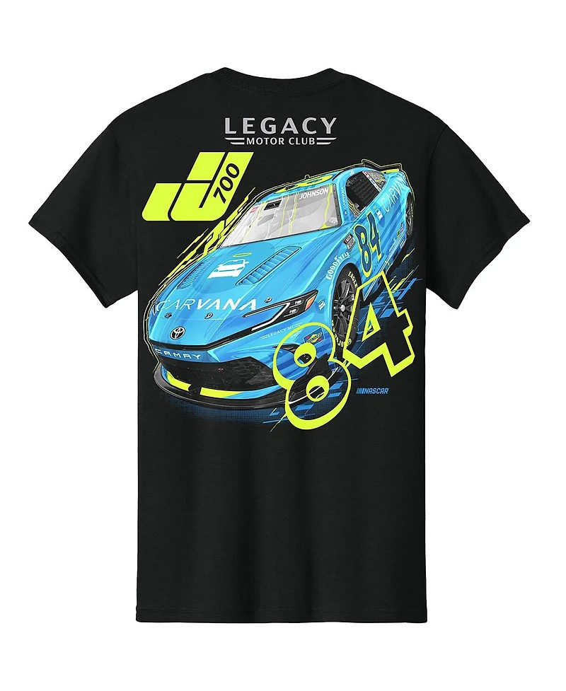Legacy Motor Club Team Collection Men's Black Jimmie Johnson Carvana Car T-Shirt