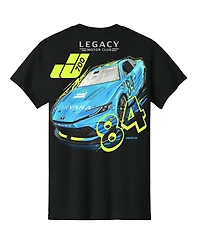Legacy Motor Club Team Collection Men's Black Jimmie Johnson Carvana Car T-Shirt