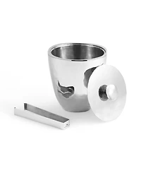 Michael Aram Reflective Ice Bucket with Tongs