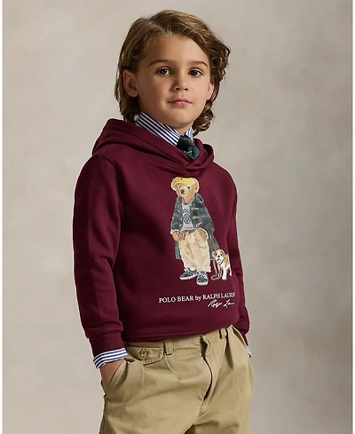 Polo Ralph Lauren Toddler and Little Boys Bear Fleece Hoodie