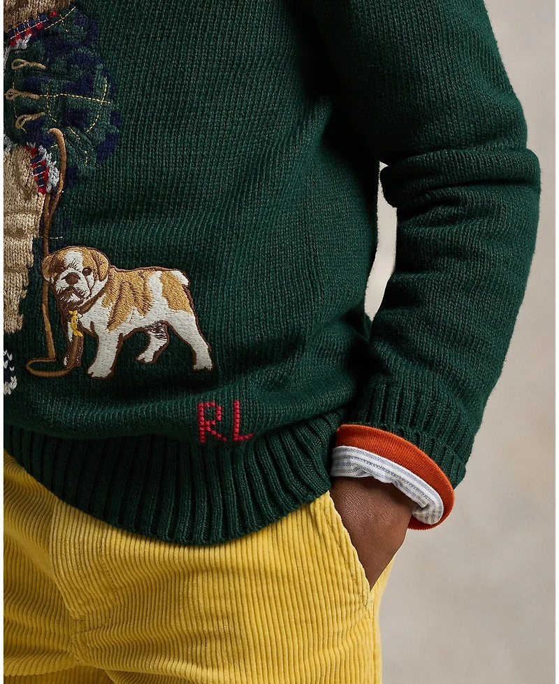 Polo Ralph Lauren Big Boys Bear Sweater