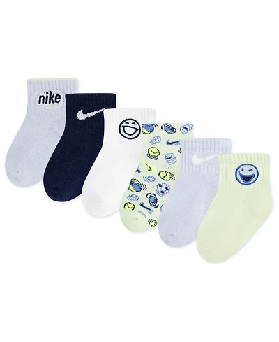 Nike Baby Boys or Girls 6-Pack Play For All Infant Socks