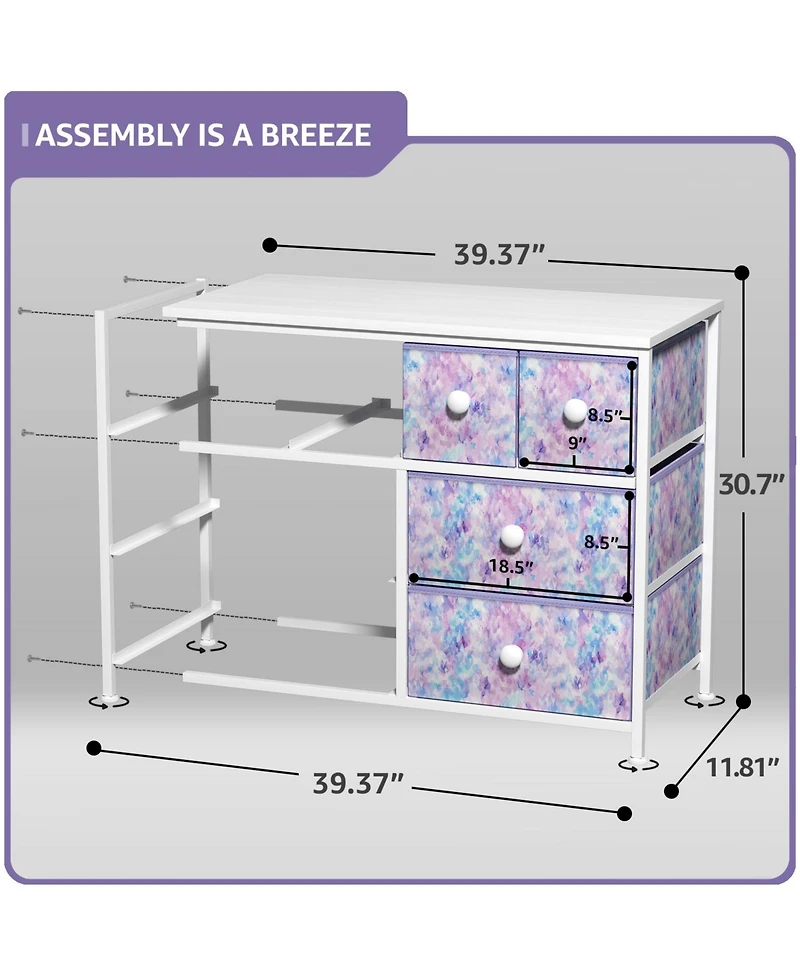 Sorbus Chest Dresser with 8 Drawers