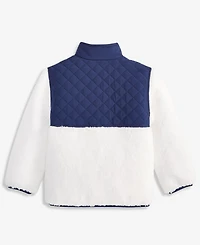 Epic Threads Boys Toddler 2T-4T Multi-Color Faux-Sherpa Long-Sleeve Jacket, Macy's Exclusive