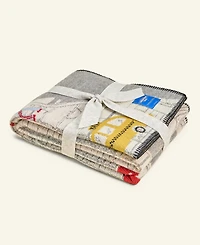 Faribault Macy's 99th Thanksgiving Day Parade Route Wool-Blend Throw Blanket, Macy's Exclusive