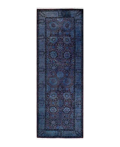 Adorn Hand Woven Rugs Fine Vibrance M1035 3'2"x8'7" Runner Area Rug