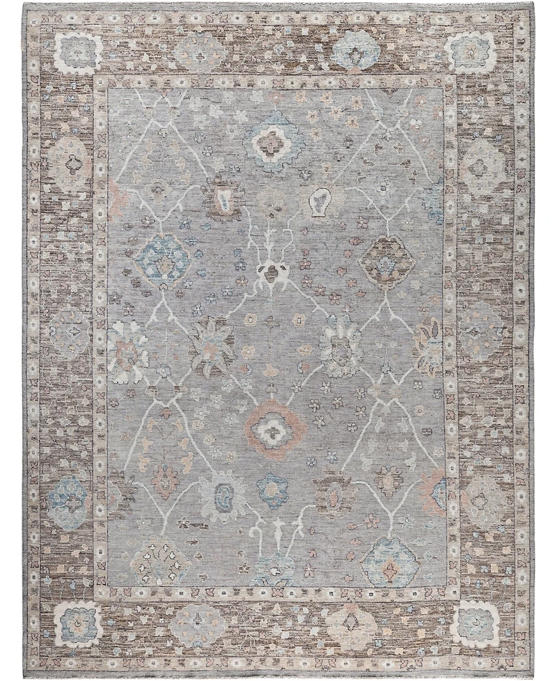 Adorn Hand Woven Rugs Colorful Oushak M0103-37 9'2"x11'11" Area Rug