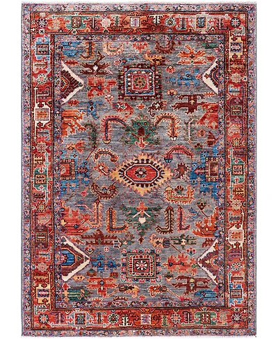 Adorn Hand Woven Rugs Serapi M0103- 4'2"x5'11" Area Rug