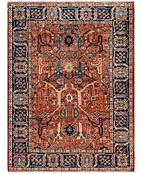 Adorn Hand Woven Rugs Serapi M0103-324 4'2"x5'8" Area Rug