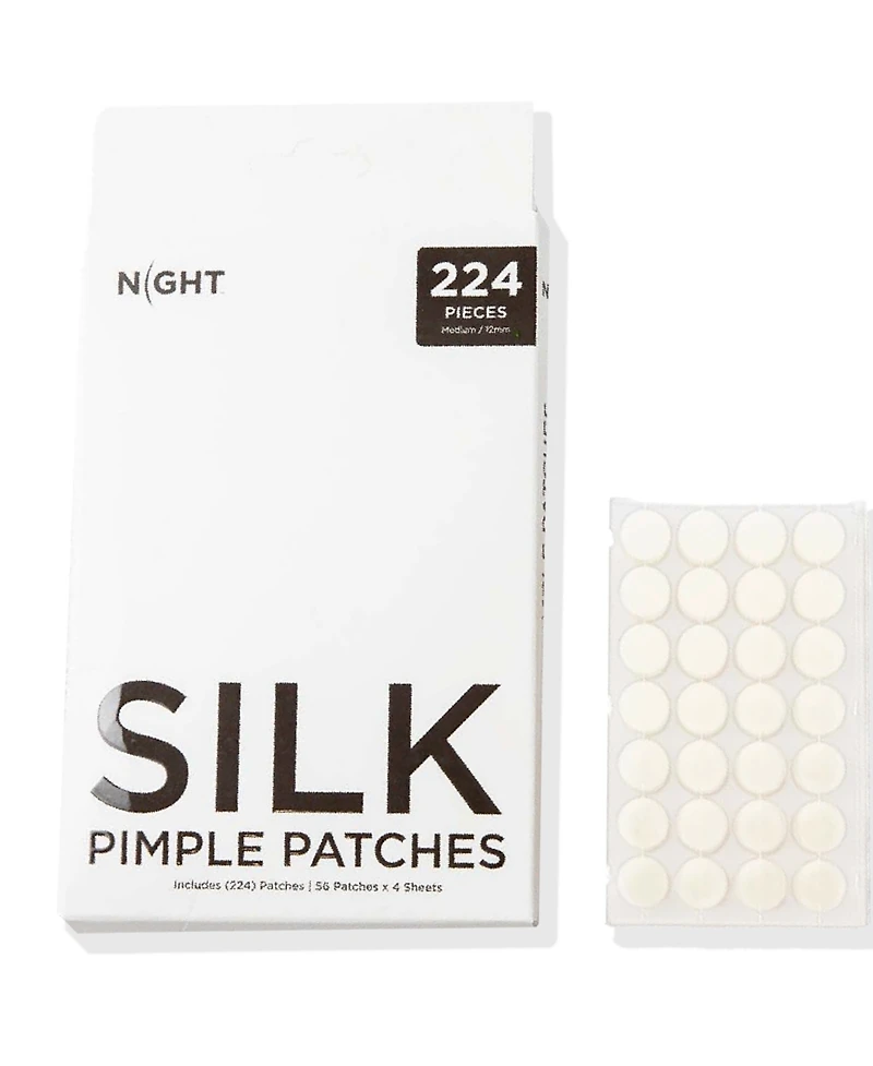 Night Hydrocolloid Everyday Pimple Patches – 224 Ct Mega Pack, Silk-Backed