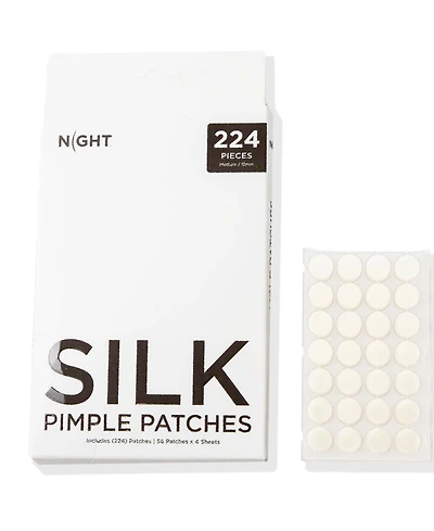 Night Hydrocolloid Everyday Pimple Patches – 224 Ct Mega Pack, Silk-Backed