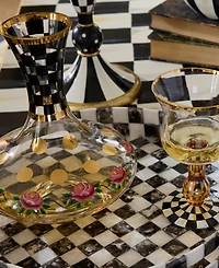 MacKenzie-Childs Carnival Black Wine Decanter
