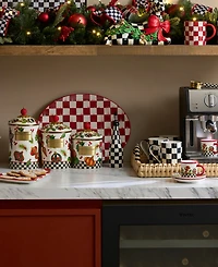 MacKenzie-Childs Deck the Halls Medium Canister