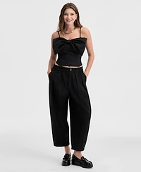 On 34th Woven Solid Bow Bandeau Top, Macy's Exclusive