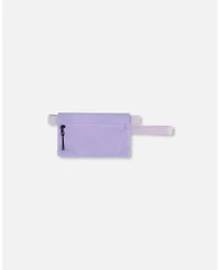 Deux par Deux Girl Double Pencil Case Lilac Cat Print - Toddler|Child