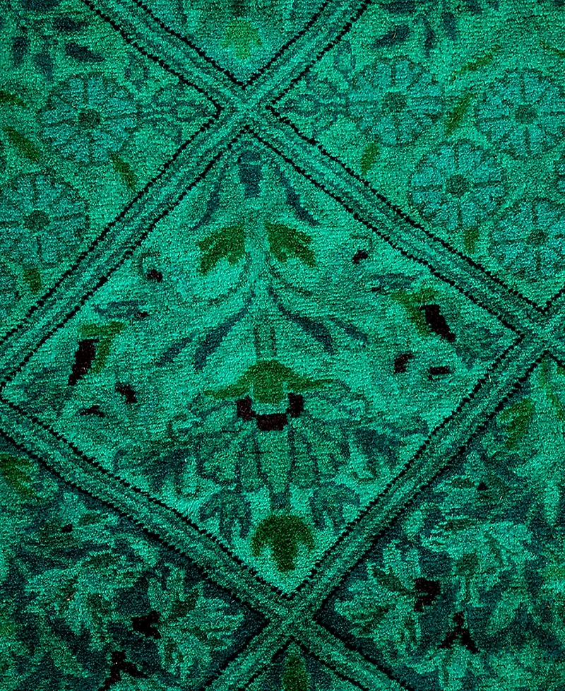 Adorn Hand Woven Rugs Fine Vibrance M1331 4'3"x19'10" Runner Area Rug