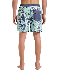Quiksilver Men's Everyday Volley Trippin Palm Swim Shorts