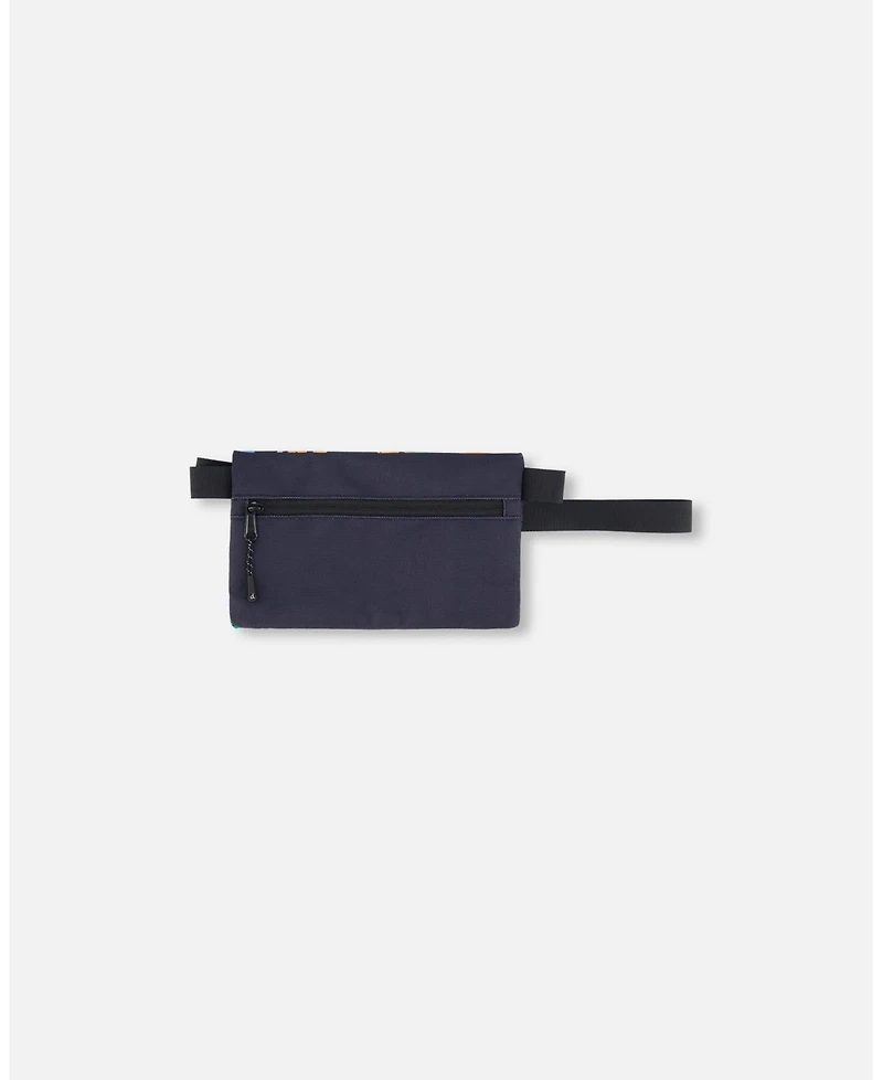 Deux par Deux Boy Double Pencil Case Smiley Face Boy - Toddler|Child
