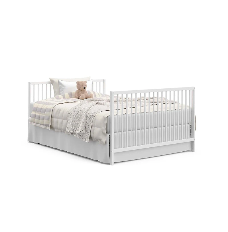 Graco Teddi 5-in-1 Convertible Crib - White