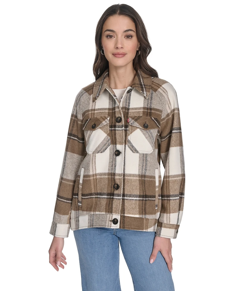 Levi's Women's Wool Blend Shirt Jacket