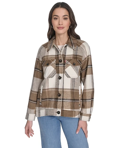 Levi's Women's Wool Blend Shirt Jacket