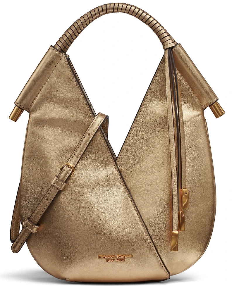 Donna Karan New York Metallic Micro Crossbody Bag