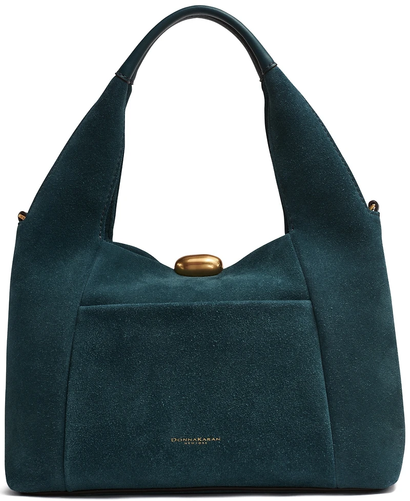 Donna Karan New York Organza Suede Crossbody Bag